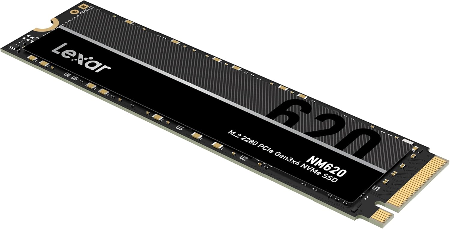 Lexar M.2 NVMe SSD 512GB NM620 PCle Gen 3x4 Lexar M.2 NVMe SSD 512GB NM620 PCle Gen 3x4